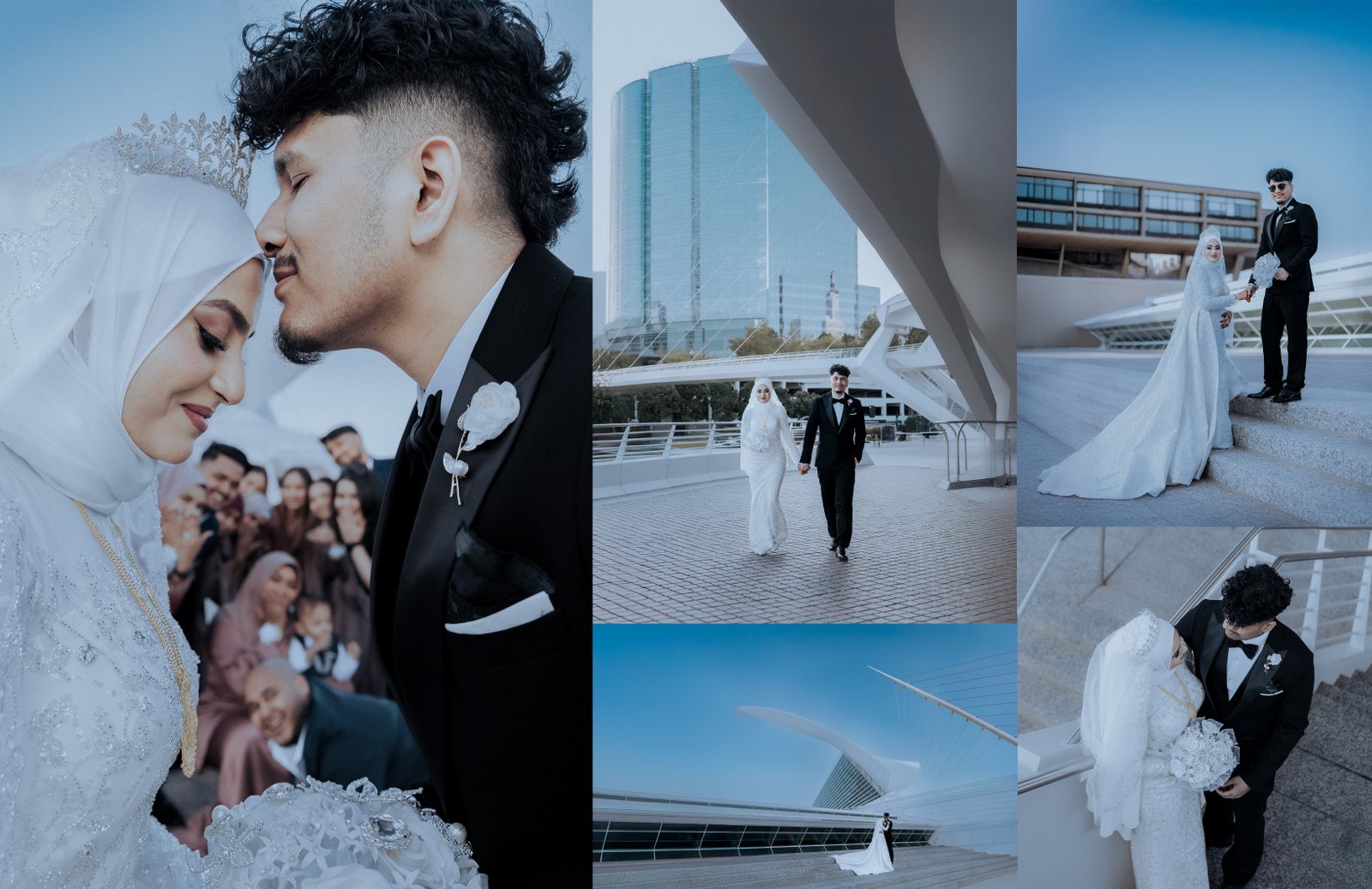 Cinematic wedding photo 3